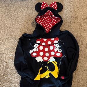 Disney Parks Minnie Mouse Hoodie - Black, Red, Yellow